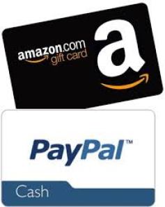 amazon and paypal gift cards